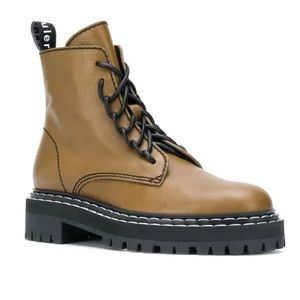 Proenza Schouler lace-up combat boots